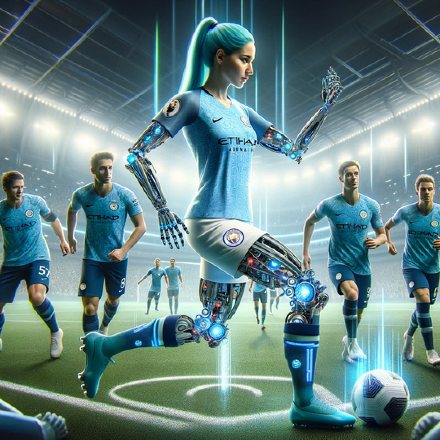 Man City Female Cyber player