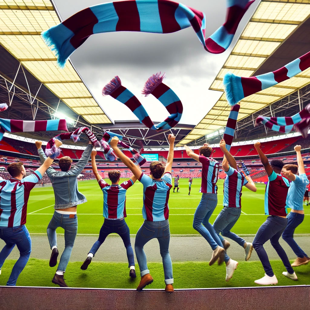 Shields Fans at Wembley